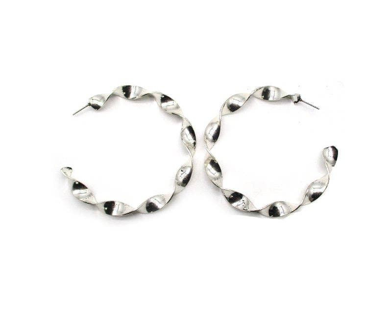 Western Twisted Hoop Earring