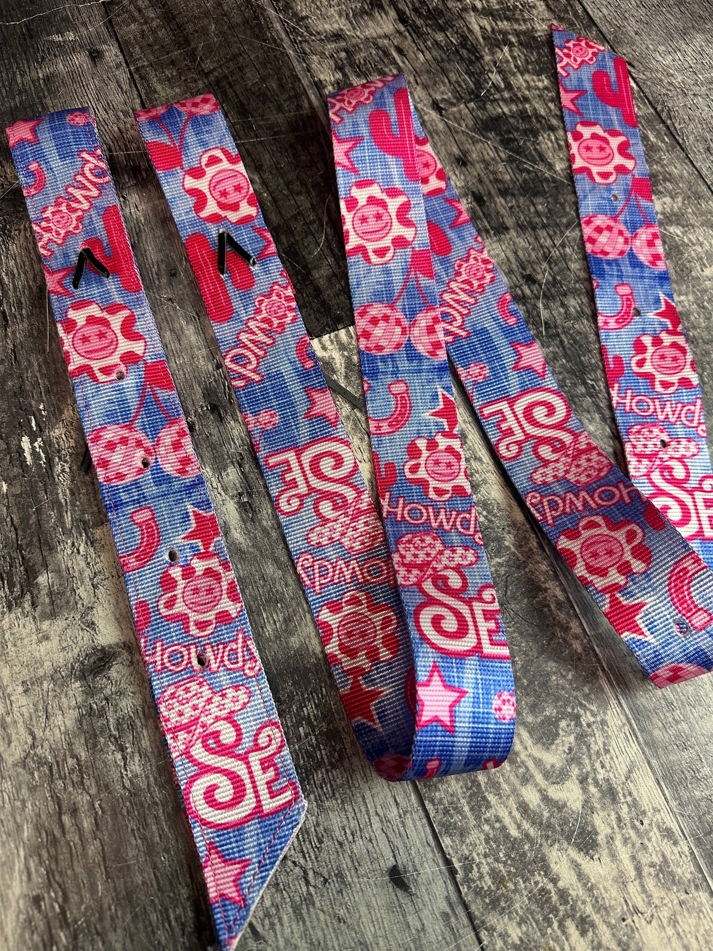 Colourful Latigo & Off Billet Set