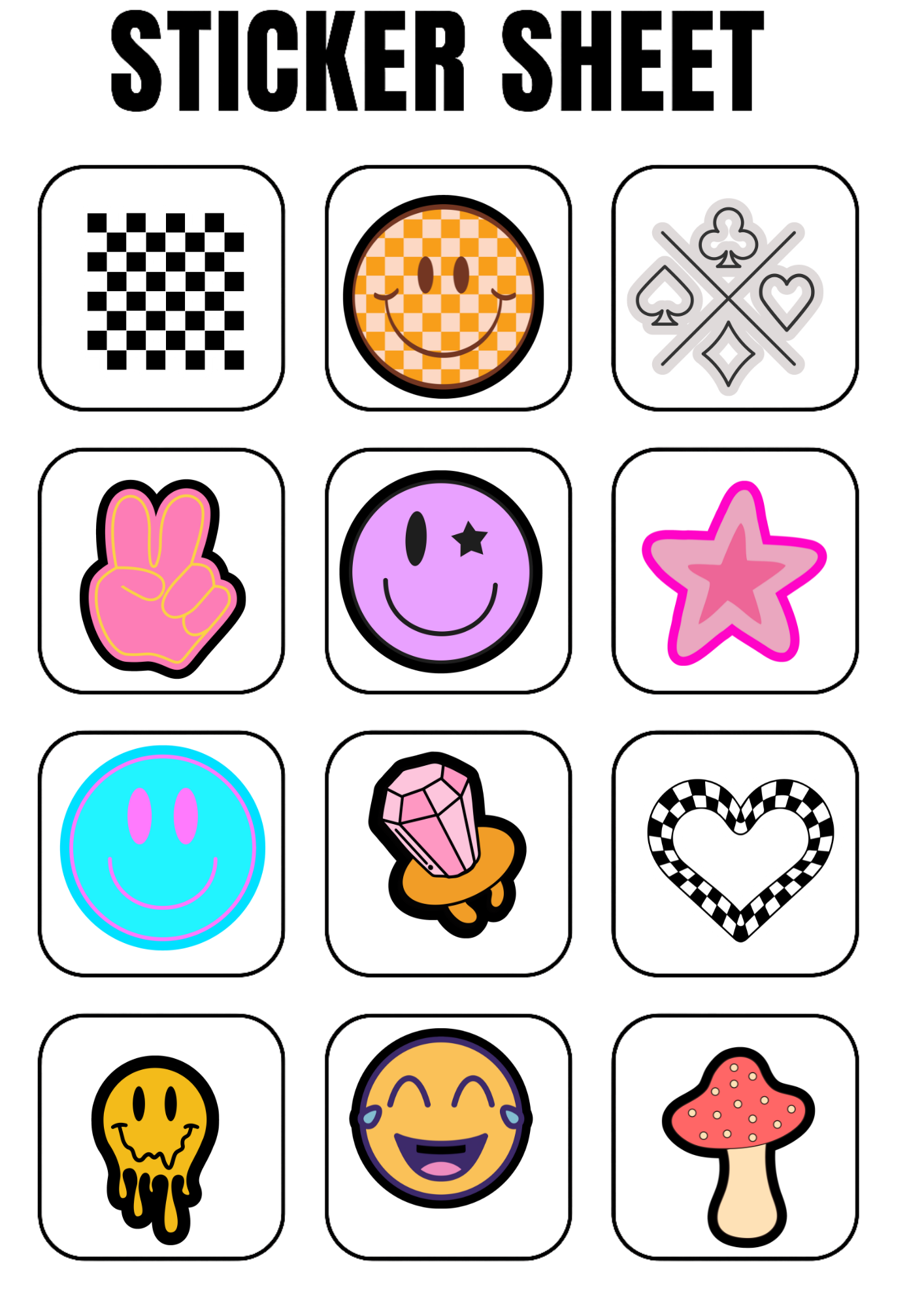 Graffiti Sticker Pack Vol 1 – Digital Stickers for GoodNotes & -3H Planners