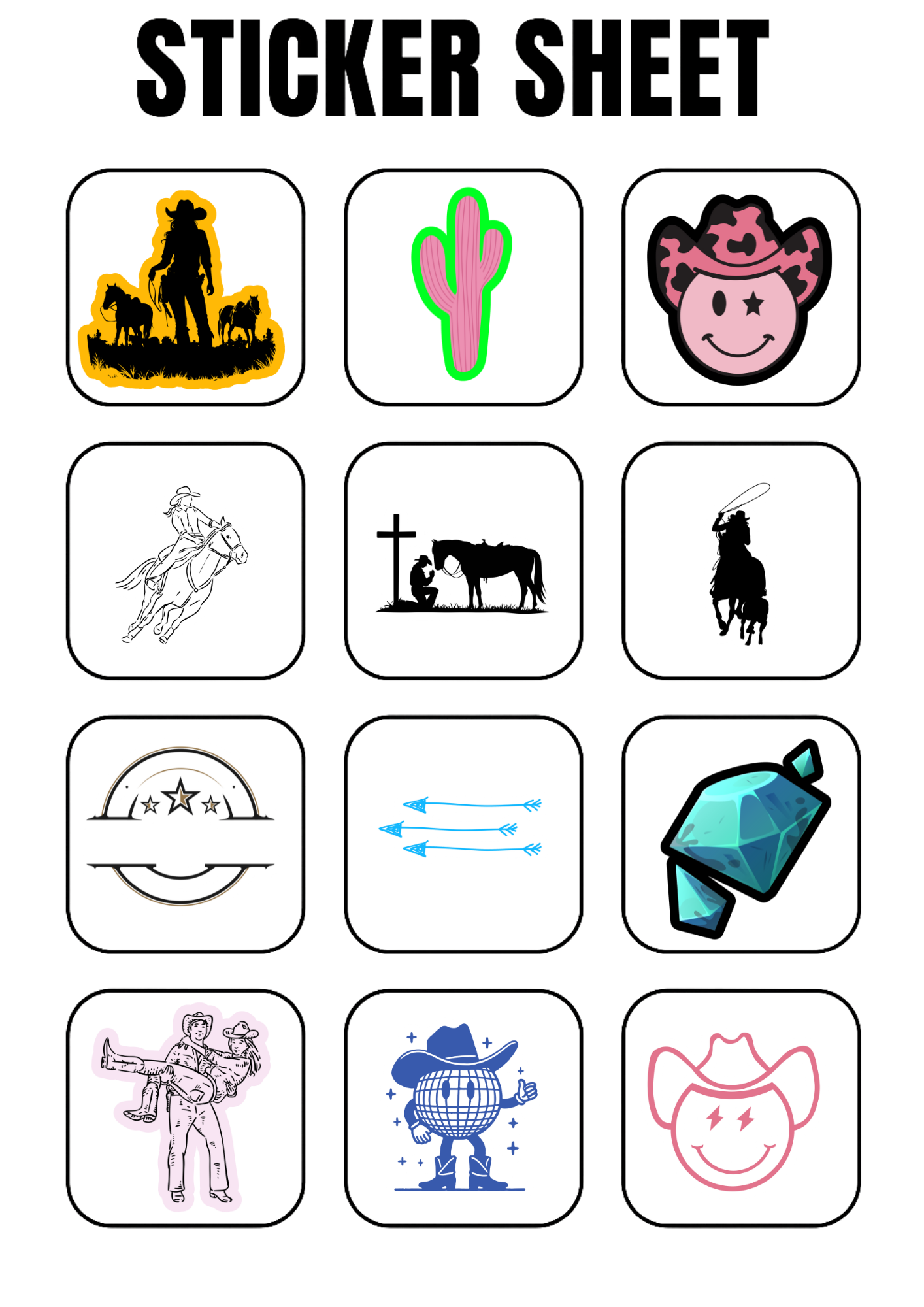 Graffiti Sticker Pack Vol 1 – Digital Stickers for GoodNotes & -3H Planners