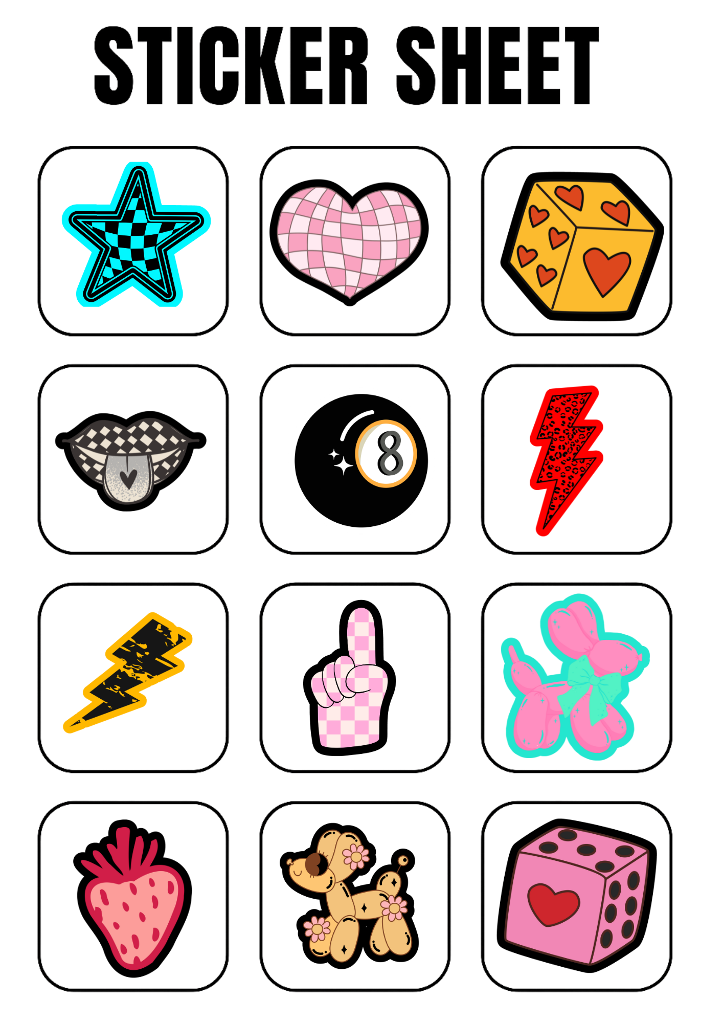 Graffiti Sticker Pack Vol 1 – Digital Stickers for GoodNotes & -3H Planners