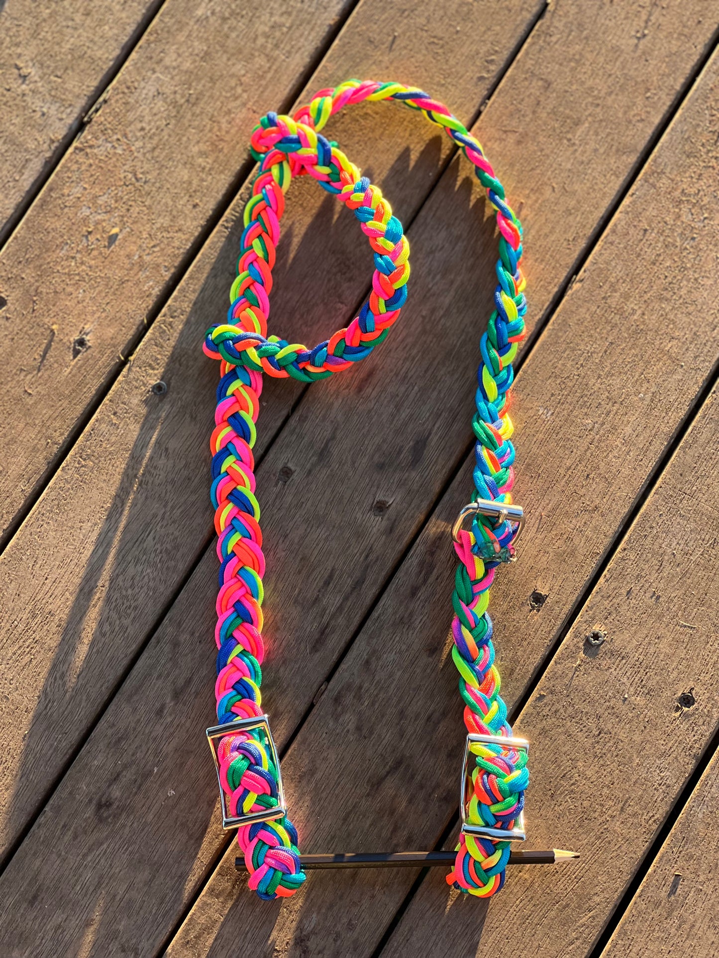 One Ear Bridle - Rainbow