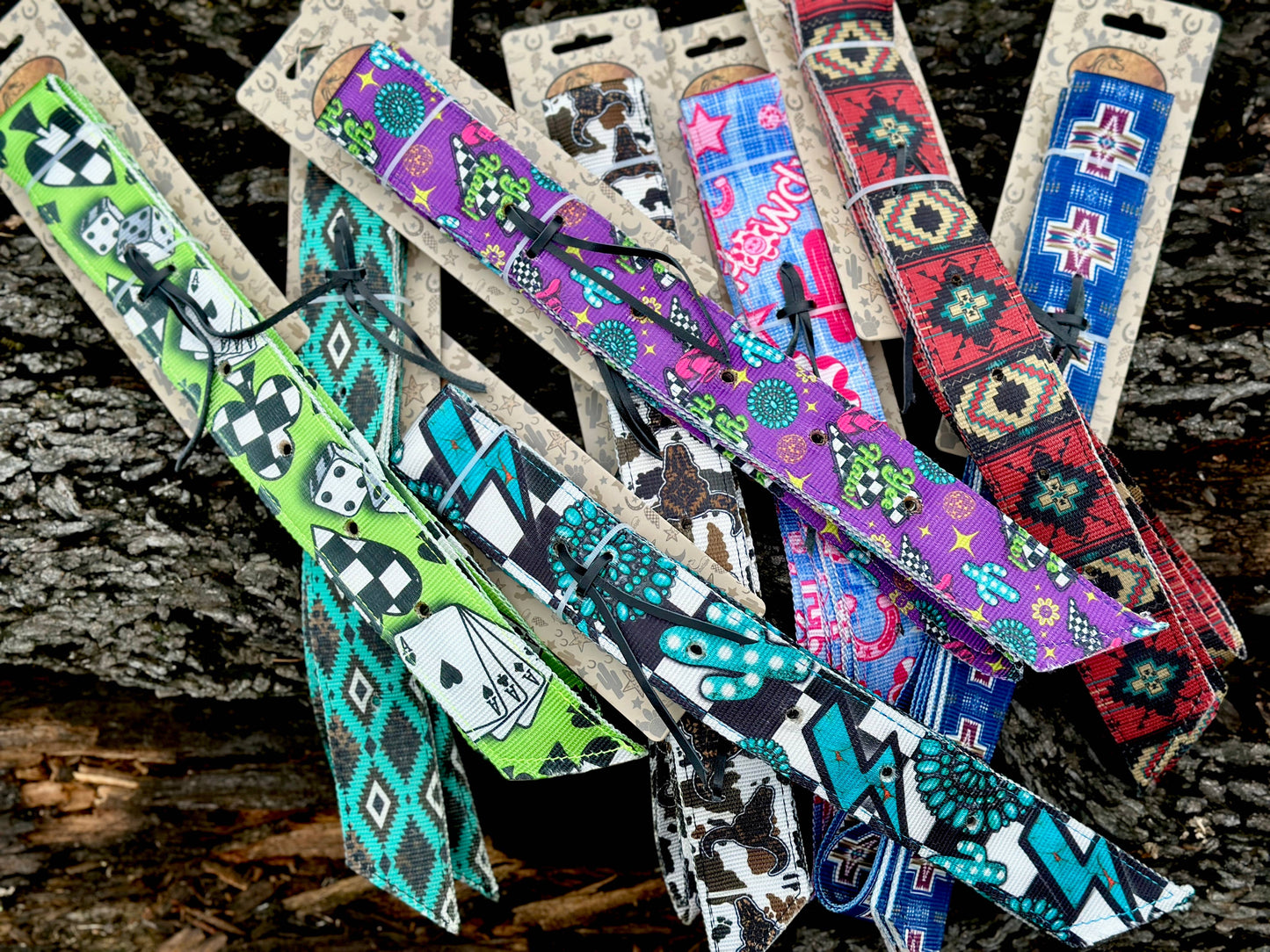 Colourful Latigo & Off Billet Set