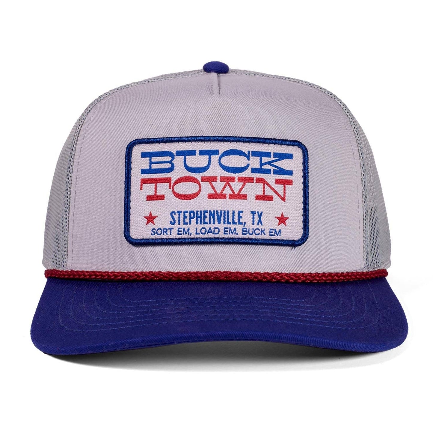 Bucktown XV Patriot Roper Hat – Red, White & Blue Snapback