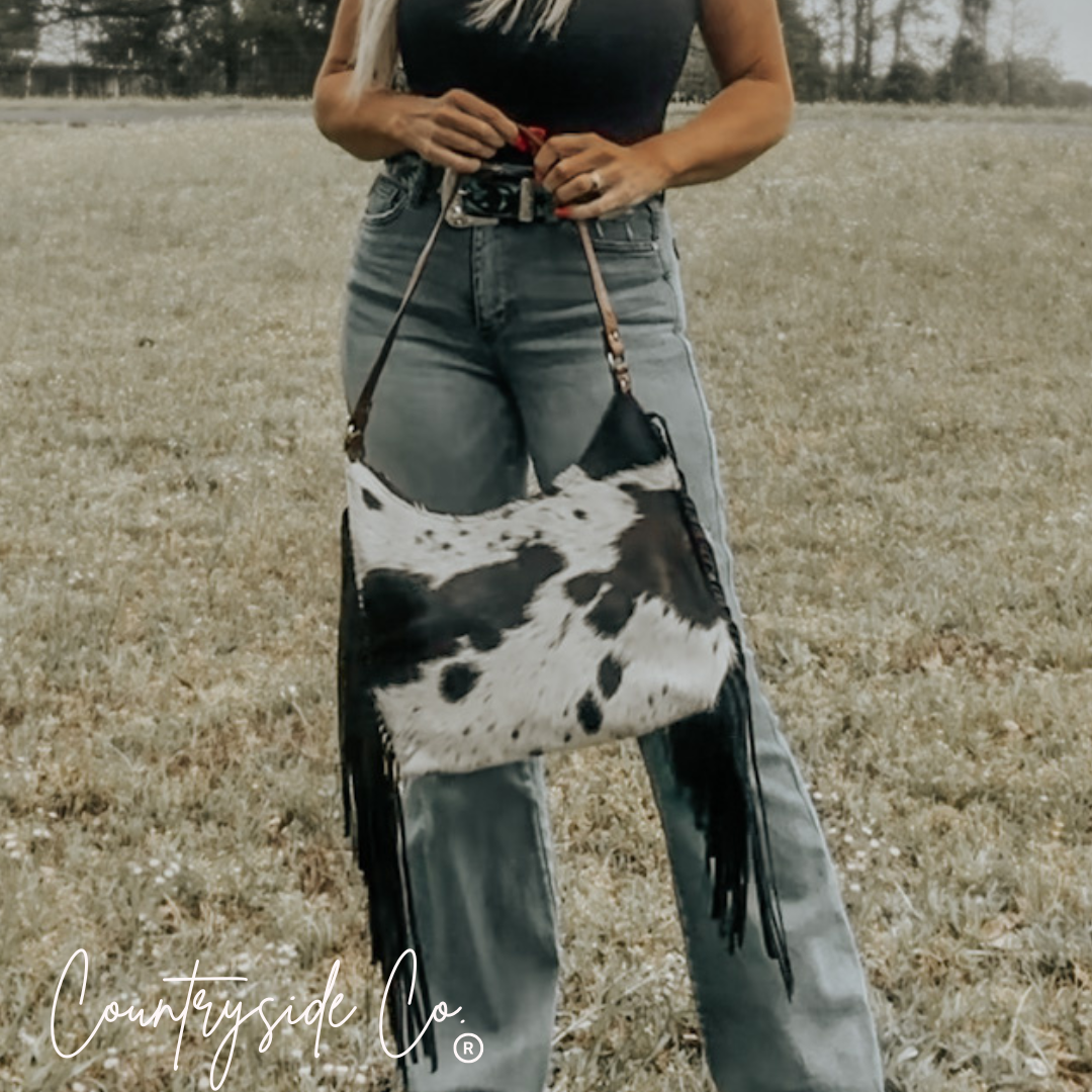 Victoria Cowhide Purse