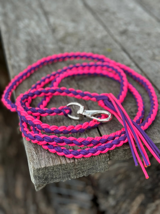 Hot Pink & Purple Lead rope