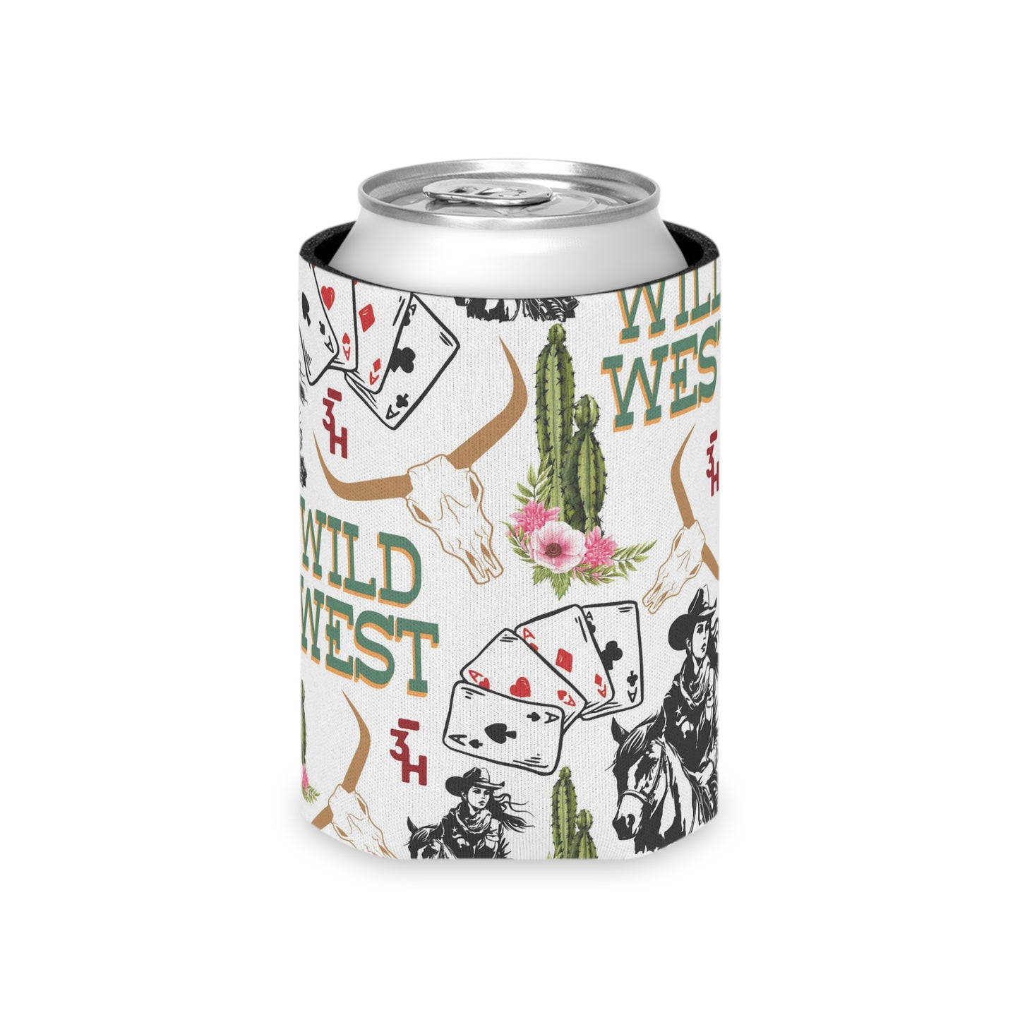 Wild West - White Can Cooler