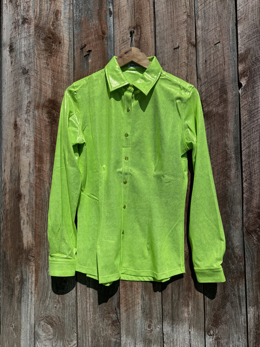 Electric Sparkle Performance Rodeo Shirt