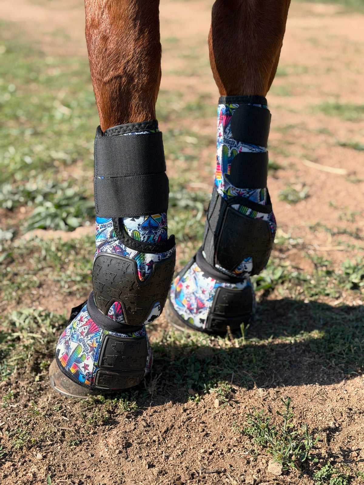 High Stakes Rubber Sport Boots | Medium Horse Boots