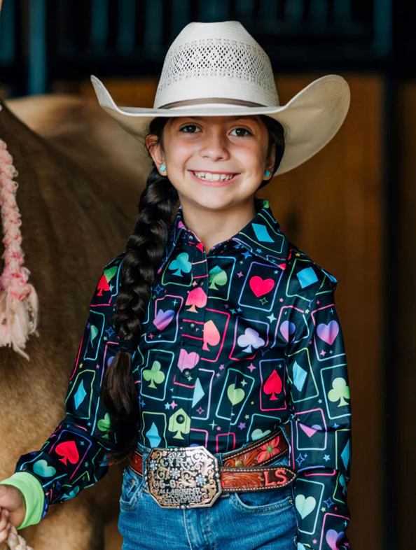 High Roller - Youth Performance Rodeo Shirt