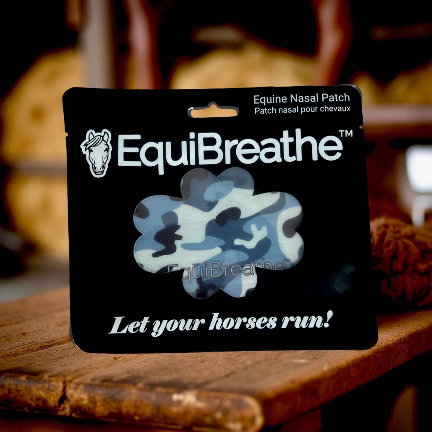 EquiBreathe™ Equine Nasal Patch - Black Camo