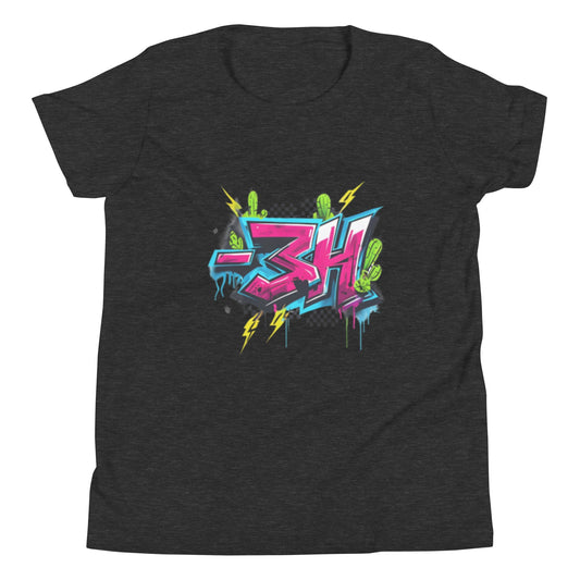  - 3H Youth Signature Tee – Built for the Wild Ones by bar3H Equine – Custom Western Tack Australia