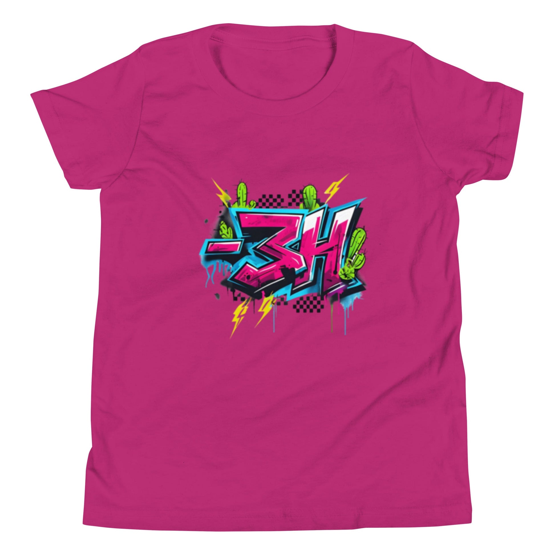  - 3H Youth Signature Tee – Built for the Wild Ones by bar3H Equine – Custom Western Tack Australia