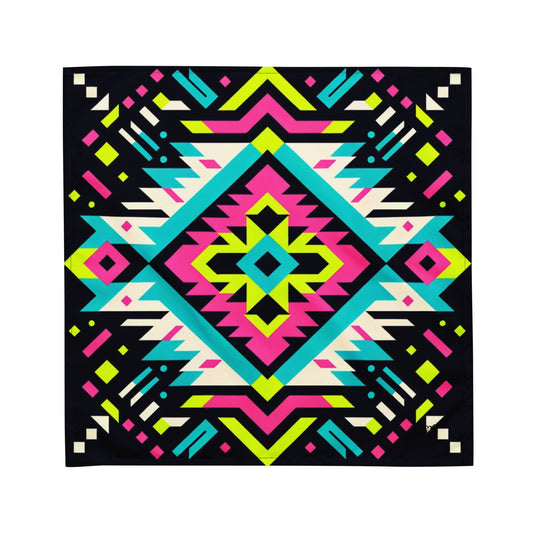 Neon Aztec Breakaway Flag by bar3H Equine – Custom Western Tack Australia