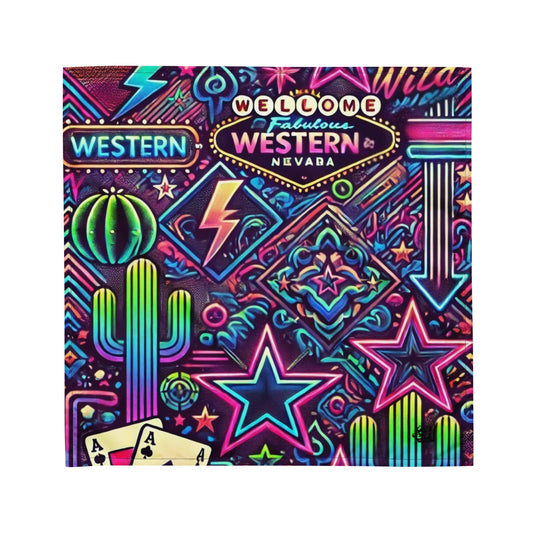 Neon Desert Breakaway Flag by bar3H Equine – Custom Western Tack Australia