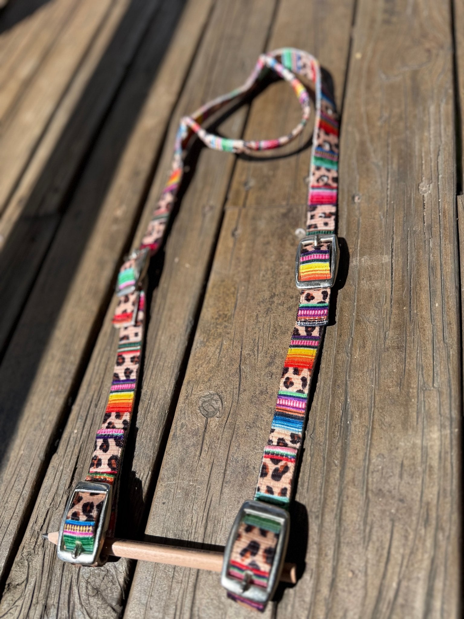 One Ear Nylon Bridle – Durable, Stylish & Built for Performance by bar3H Equine – Custom Western Tack Australia