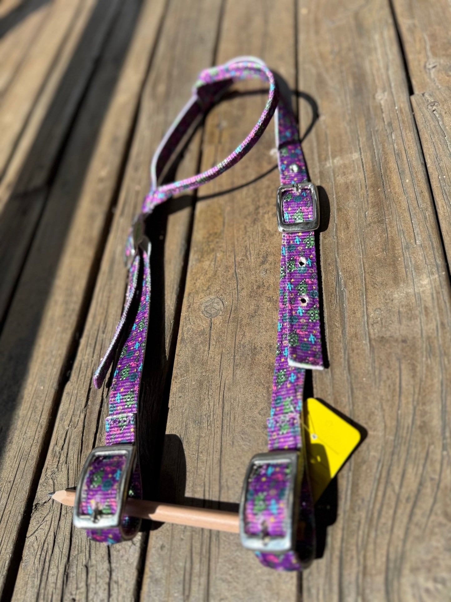 One Ear Nylon Bridle – Durable, Stylish & Built for Performance by bar3H Equine – Custom Western Tack Australia