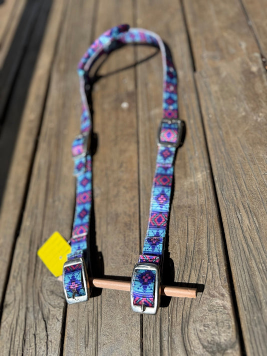 One Ear Nylon Bridle – Durable, Stylish & Built for Performance by bar3H Equine – Custom Western Tack Australia