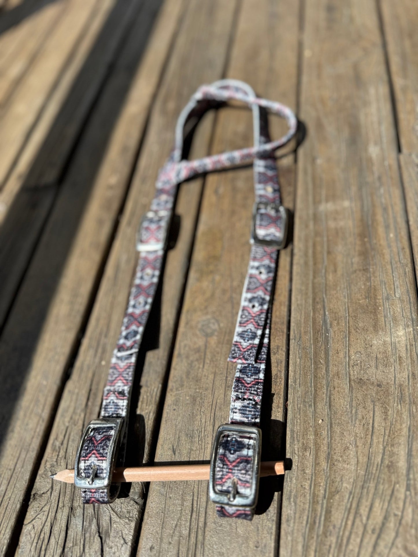 One Ear Nylon Bridle – Durable, Stylish & Built for Performance by bar3H Equine – Custom Western Tack Australia