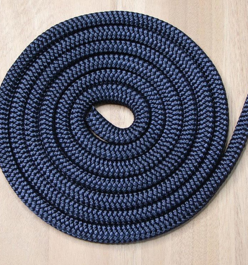 Durable Nylon Rope Reins – 7ft with Leather Keepers & Trigger Snap by bar3H Equine – Custom Western Tack Australia