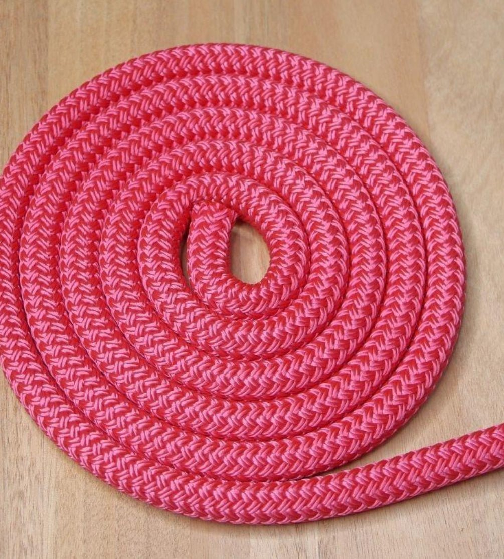 Durable Nylon Rope Reins – 7ft with Leather Keepers & Trigger Snap by bar3H Equine – Custom Western Tack Australia