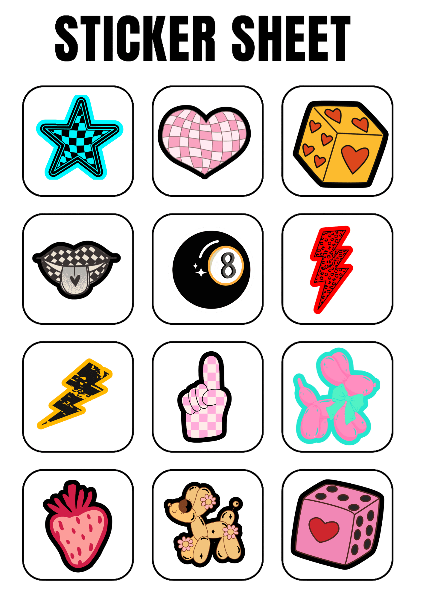 Graffiti Sticker Pack Vol 1 – Digital Stickers for GoodNotes & - 3H Planners by bar3H Equine – Custom Western Tack Australia