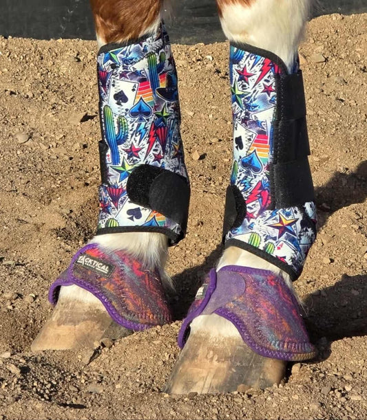 High Stakes Protective Boots by bar3H Equine – Custom Western Tack Australia