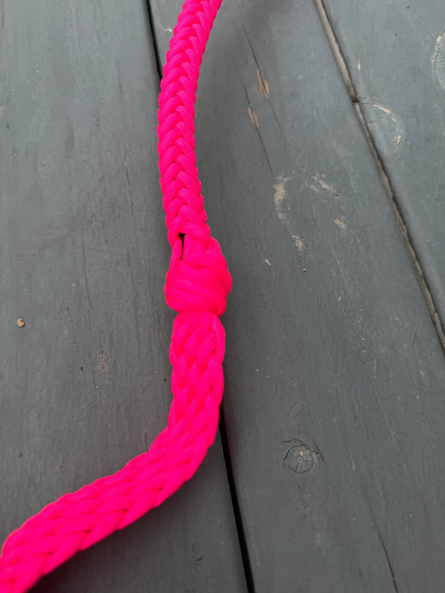 Hot pink handmade -3H stabiliser reins for barrel racing, ready to ship