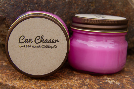 Can Chaser Candle – Sweet Perfume Scent | 4oz Mason Jar