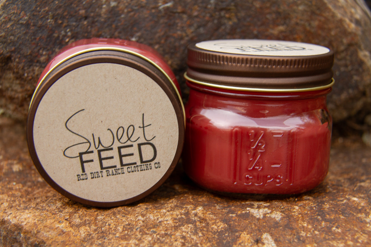 Sweet Feed Candle – Horse Feed Scent | 4oz Mason Jar