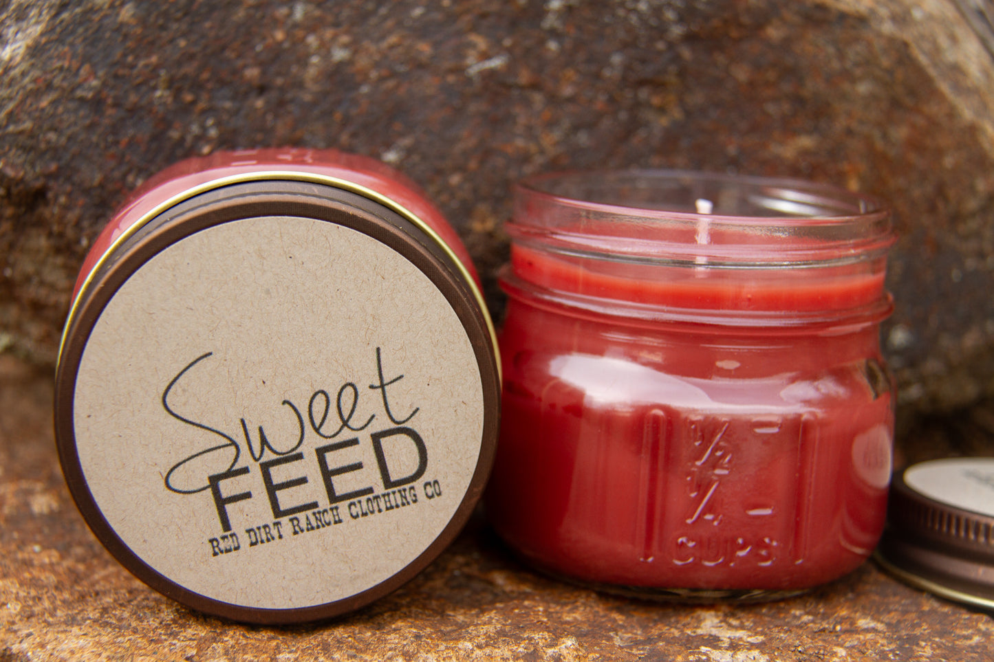 Sweet Feed Candle – Horse Feed Scent | 4oz Mason Jar