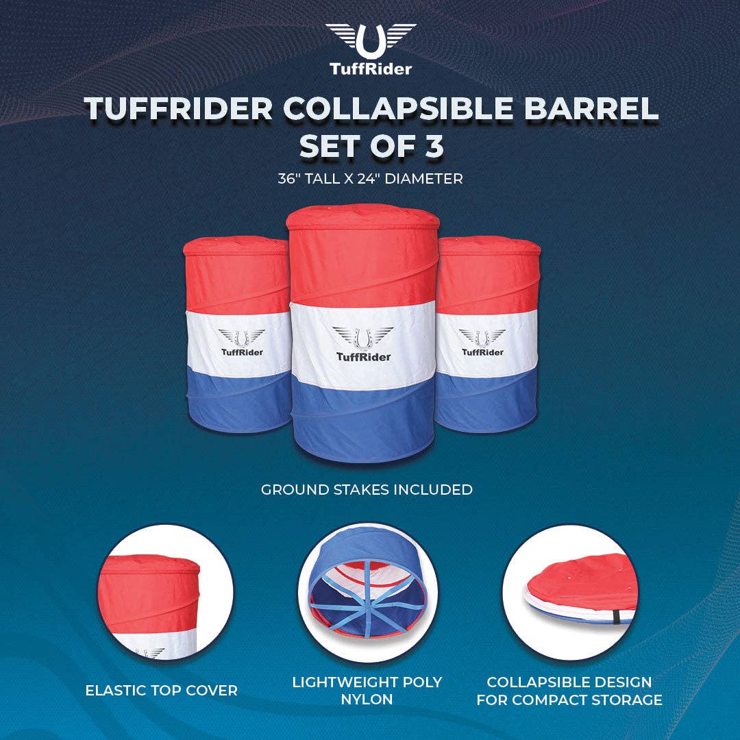 TuffRider Collapsible Barrel Set of 3