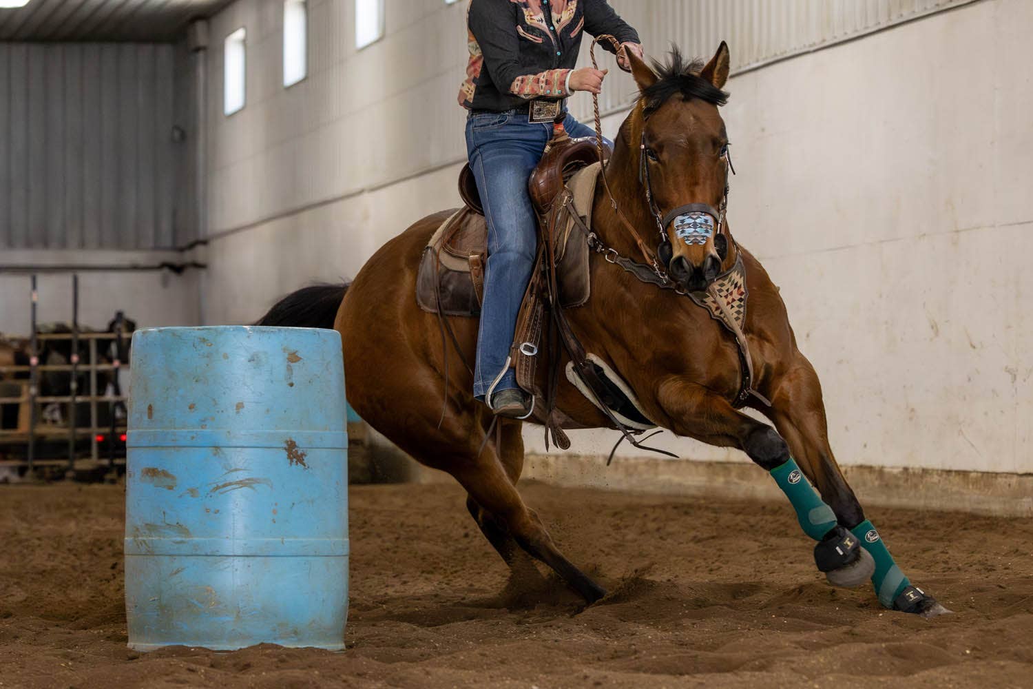 EquiBreathe™ Equine Nasal Patch - Aztec by bar3H Equine – Custom Western Tack Australia