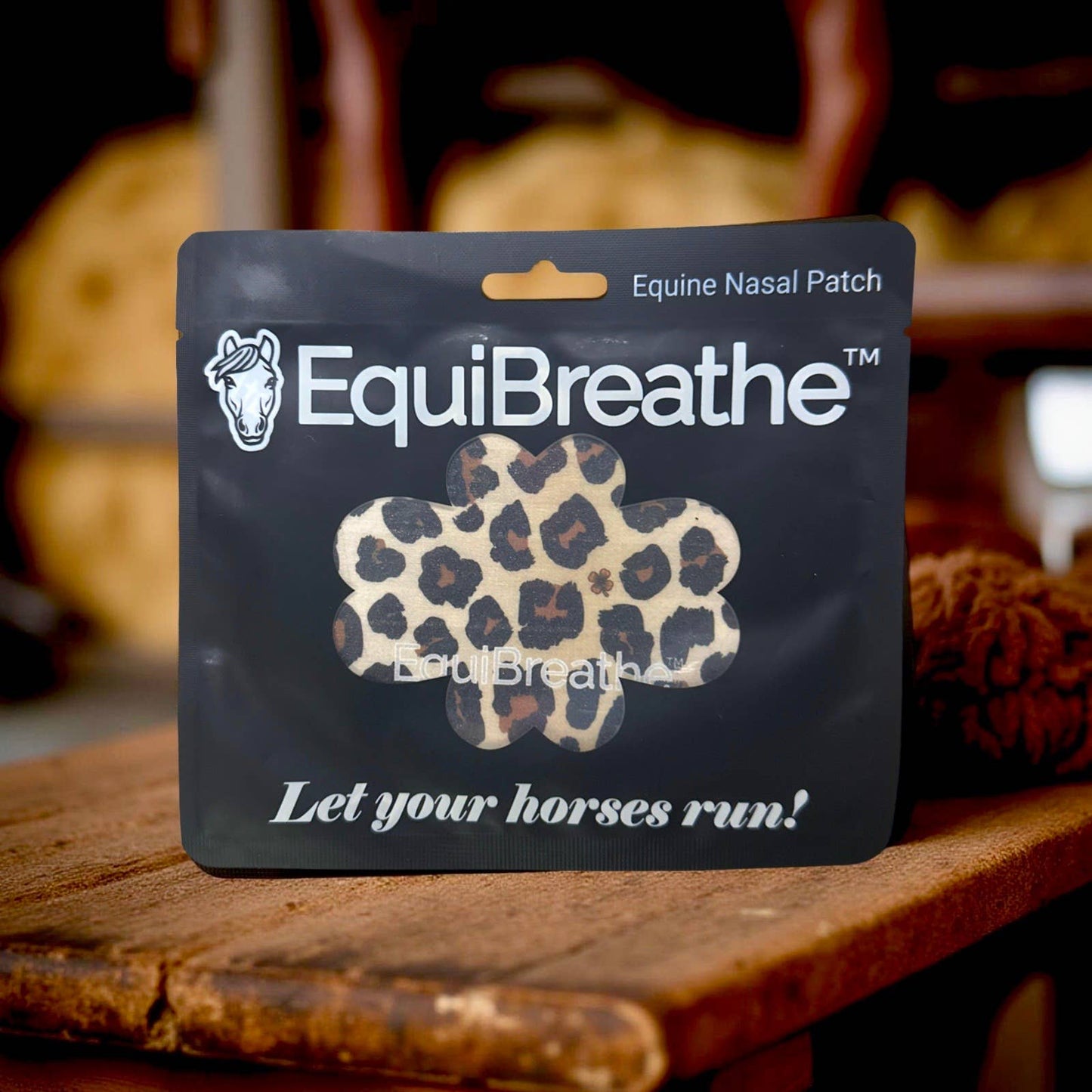 EquiBreathe™ Equine Nasal Patch - Cheetah by bar3H Equine – Custom Western Tack Australia