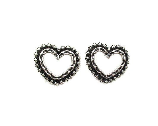 Western Heart Cut Out Post Earring