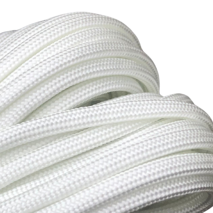550 paracord colour sample – White – Bar3H Equine