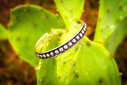 silver bubble bracelet 