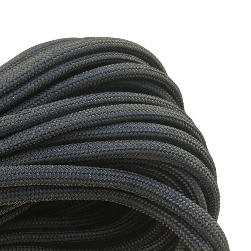 550 paracord colour sample – Black – Bar3H Equine
