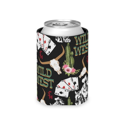Wild West - Black Can Cooler by bar3H Equine – Custom Western Tack Australia