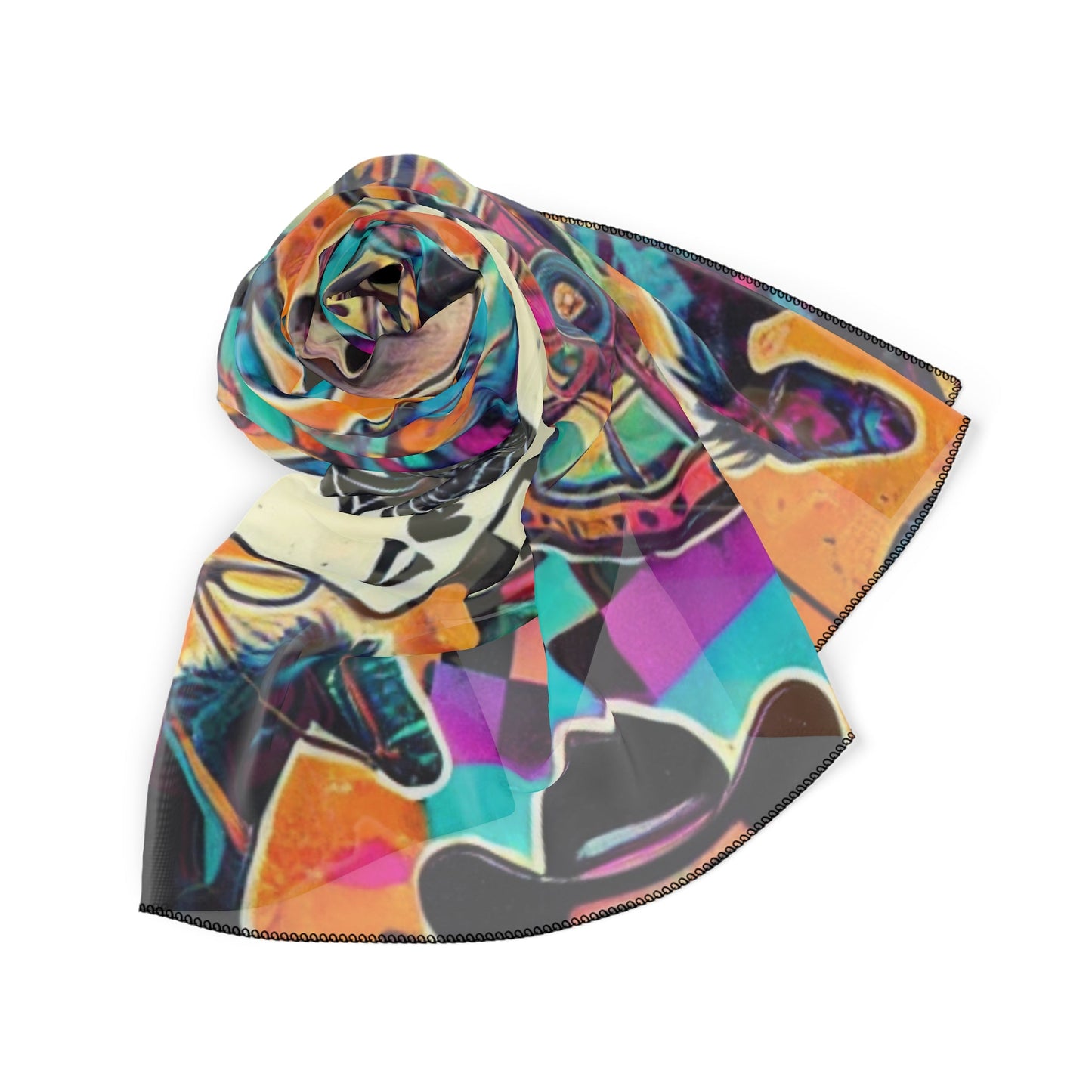 Wild West Rebellion Wild Rag by bar3H Equine – Custom Western Tack Australia