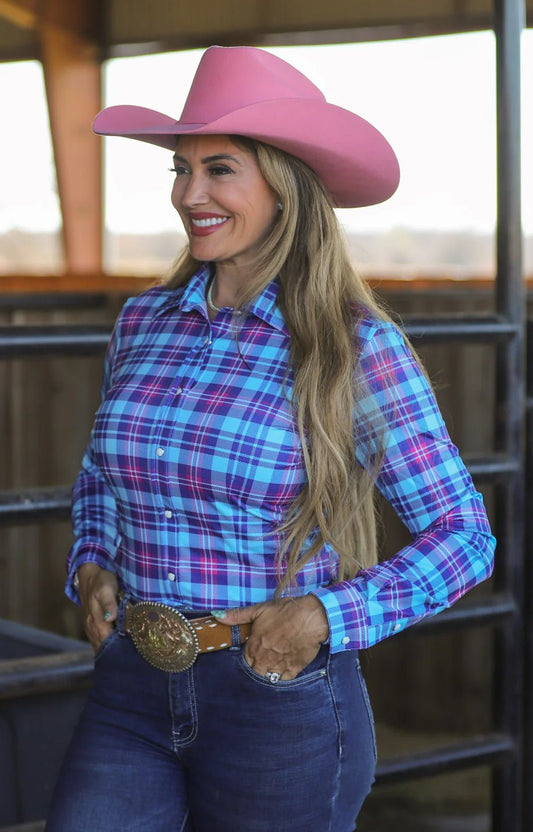 Clovis - Performance Rodeo Shirt by bar3H Equine – Custom Western Tack Australia