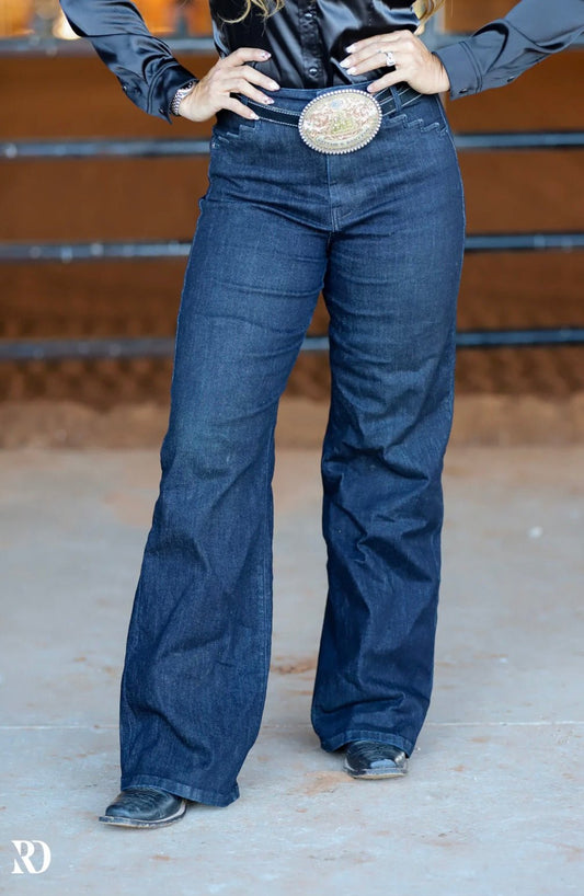 Shania Vintage Jeans – Dark Wash by bar3H Equine – Custom Western Tack Australia