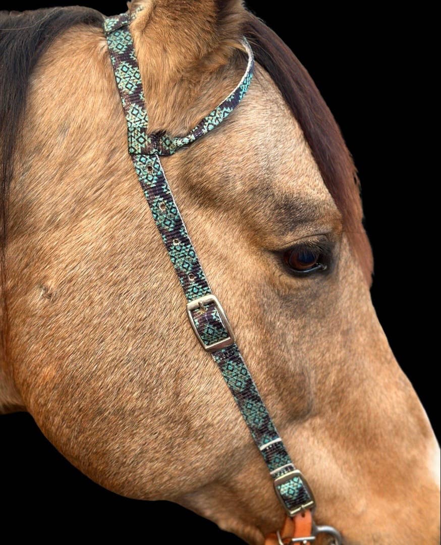 Nylon One Ear Headstall by bar3H Equine – Custom Western Tack Australia