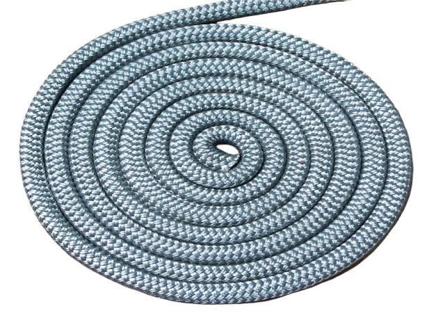 Solid Silver 14mm rope colour example for western split reins – Bar3H Equine