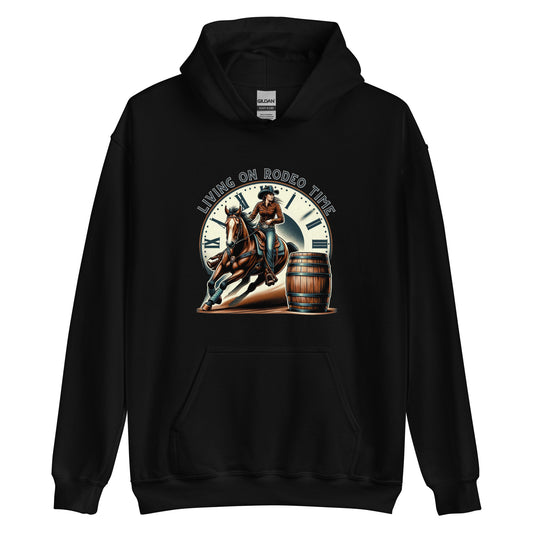 Living on Rodeo Time - Unisex Hoodie