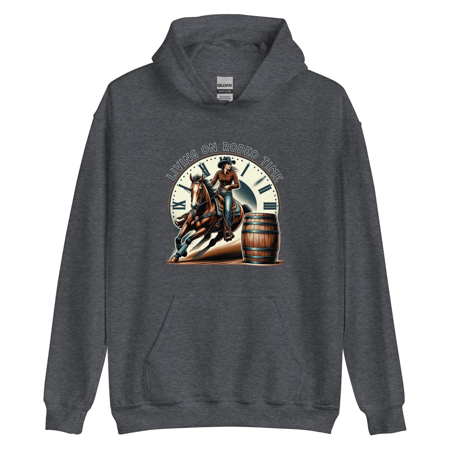 Living on Rodeo Time - Unisex Hoodie