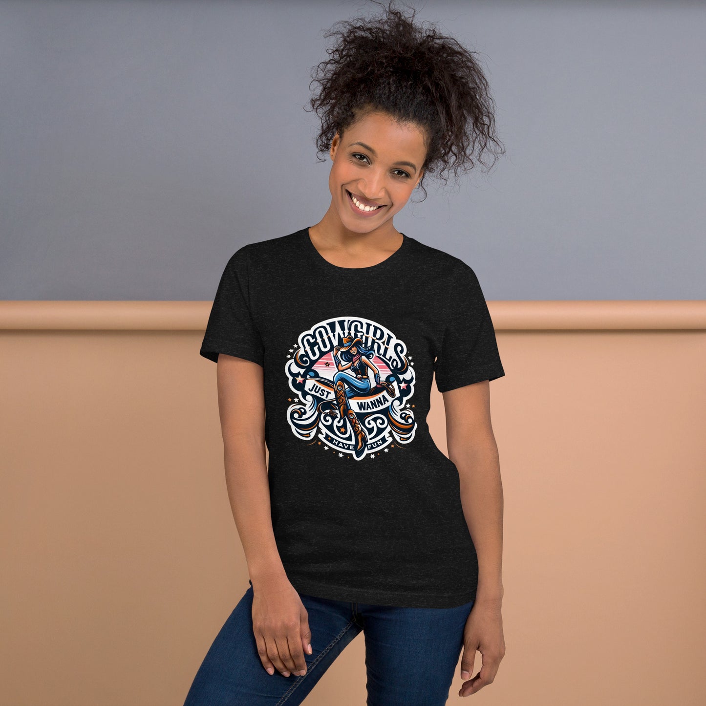 Cowgirls Just Wanna have Fun Unisex Graphic Tee