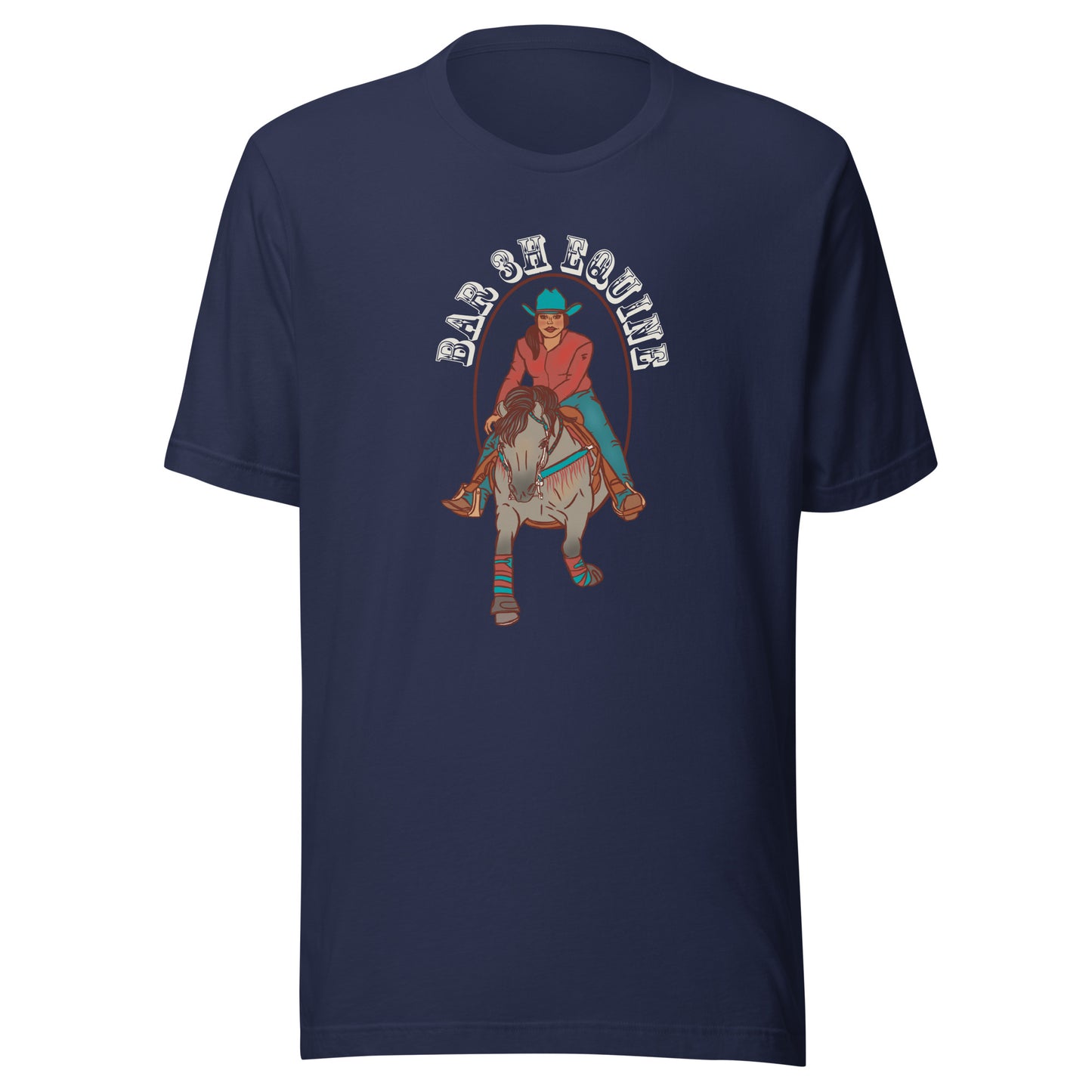 bar3H Cowgirl Ride Brand Graphic Tee
