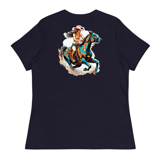 Dazzle Dust Cowgirl - Women's Relaxed T-Shirt