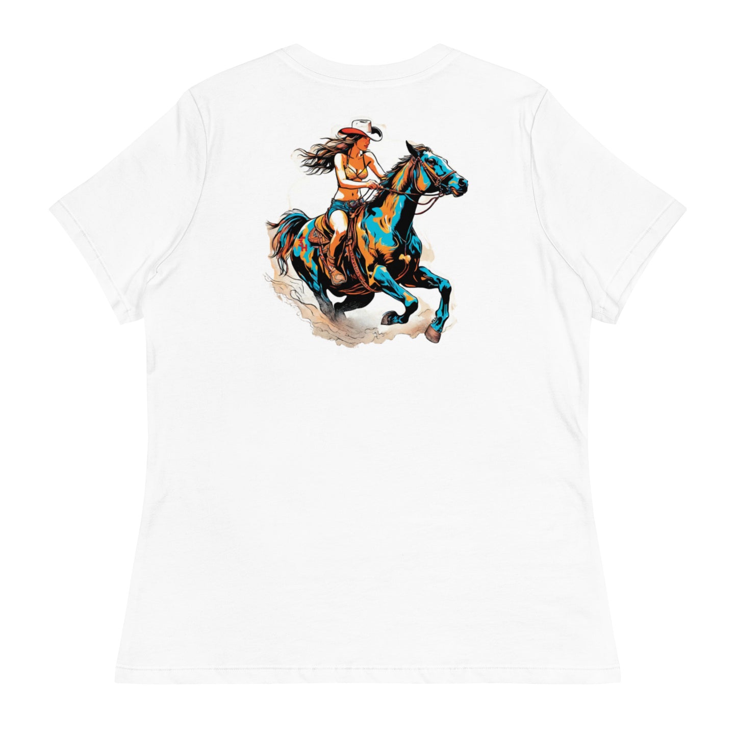 Dazzle Dust Cowgirl - Women's Relaxed T-Shirt